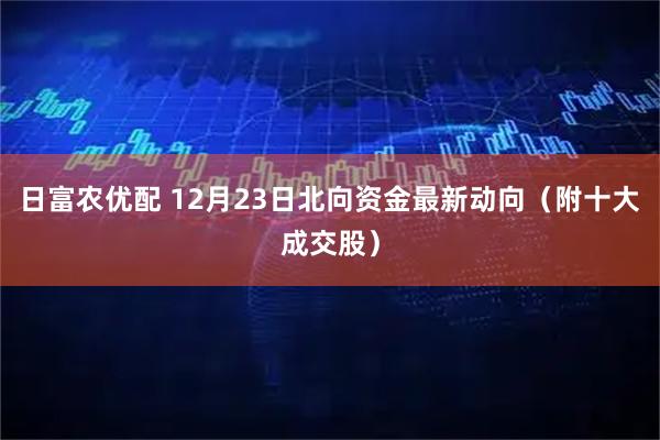 日富农优配 12月23日北向资金最新动向（附十大成交股）