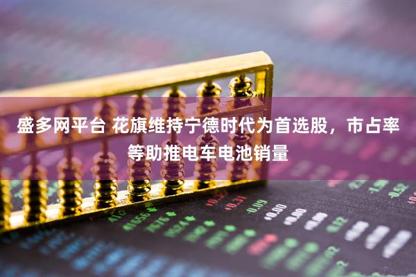 盛多网平台 花旗维持宁德时代为首选股，市占率等助推电车电池销量